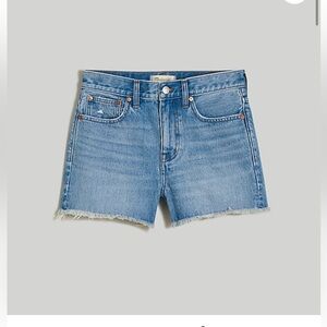 Madewell relaxed length denim shorts